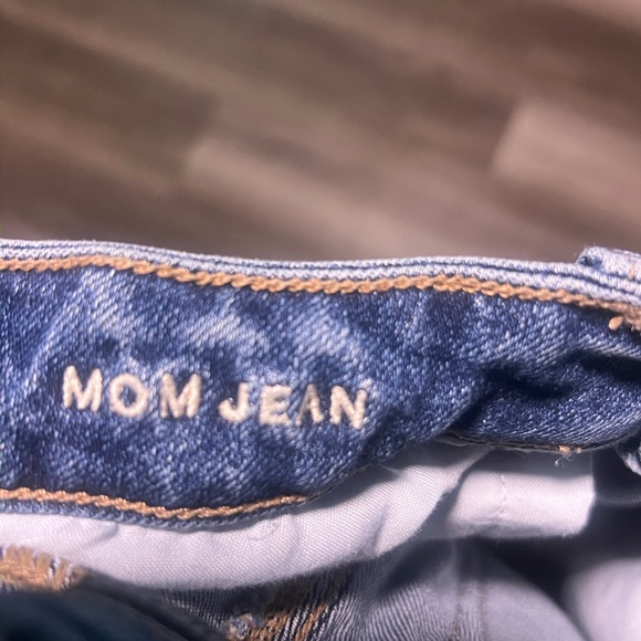 American Eagle Mom Jean size 000 Outfitters Blue Skinny Jeans - Picture 6 of 6